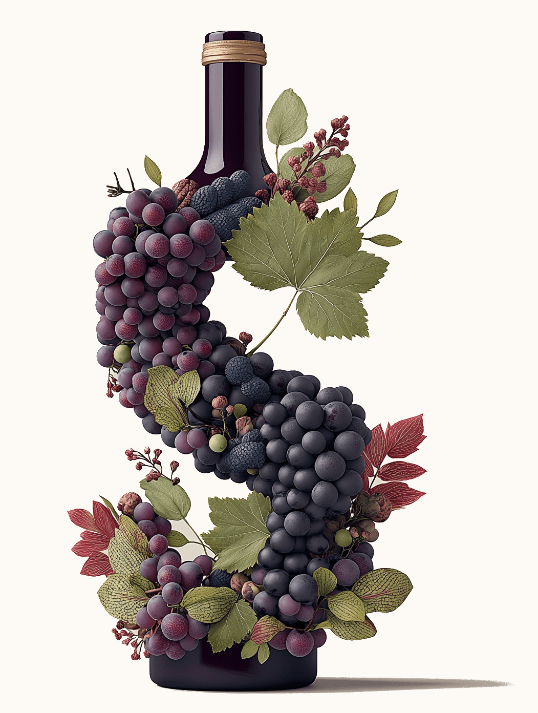 Somm — wine bottle illustration